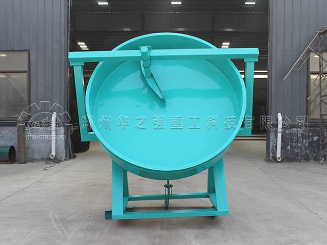 圓盤造粒機加工豬糞有機肥工藝